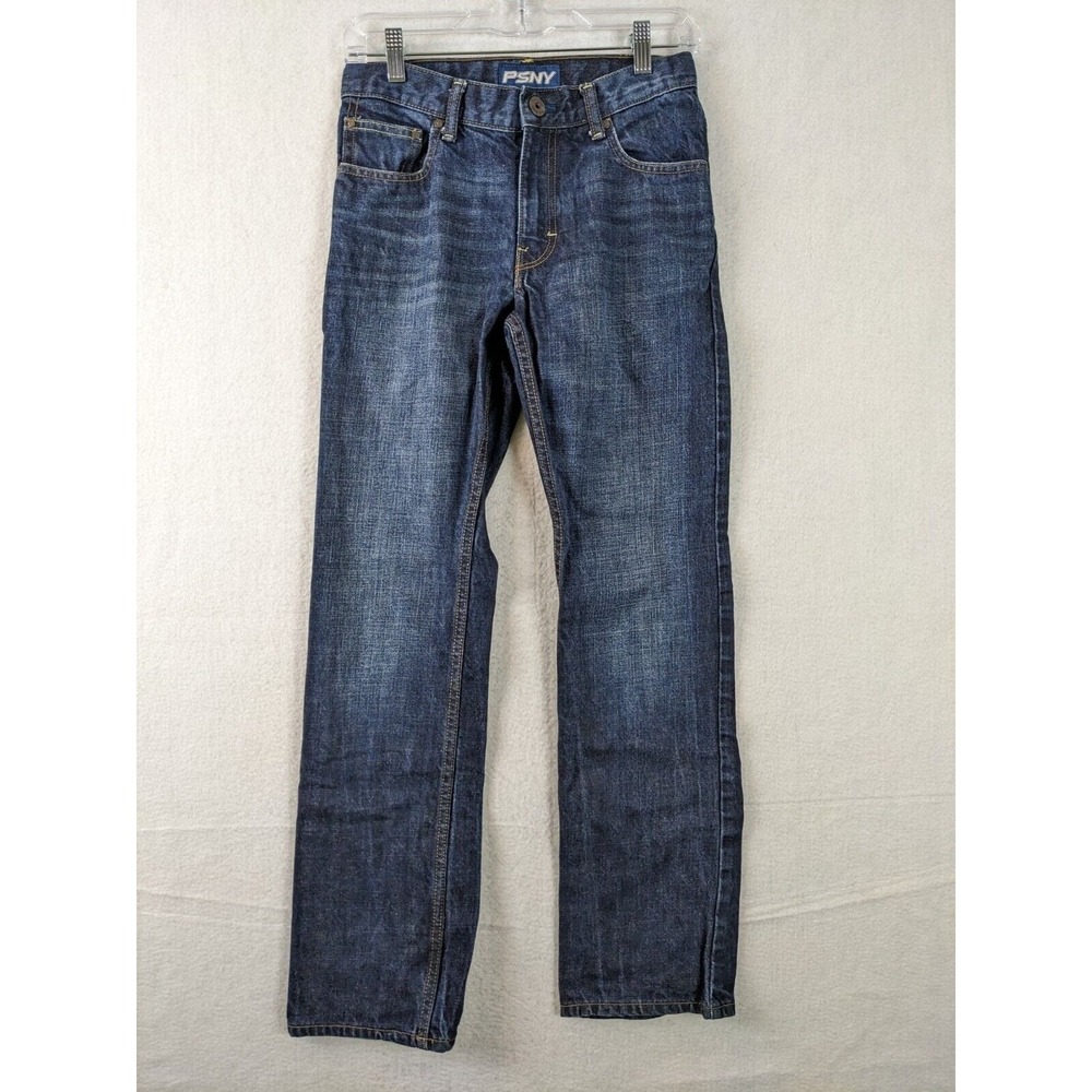 Psny Boys Jeans‎ Size 14R Adjustable Waist  Cotton Blue